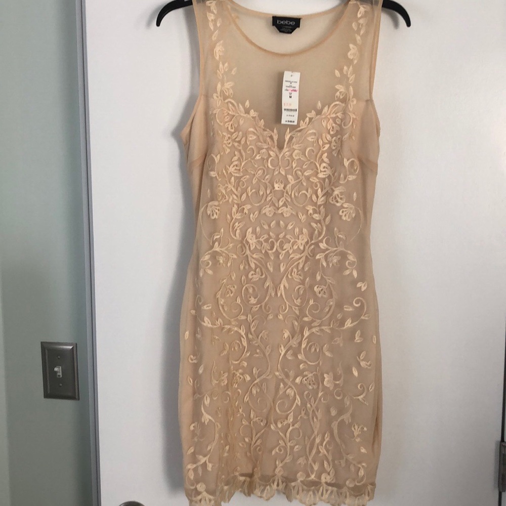 Bebe Cream Dress